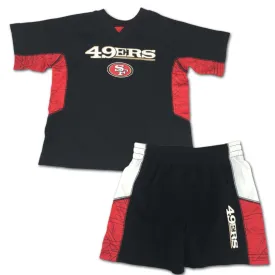 49ers Fan Touchdown Shorts Set