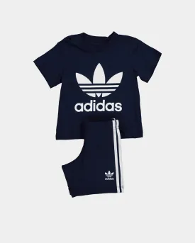 Adidas Kids' Short T-Shirt Set Blue