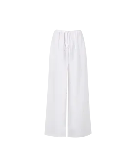 ANDIE LINEN PANT WHITE