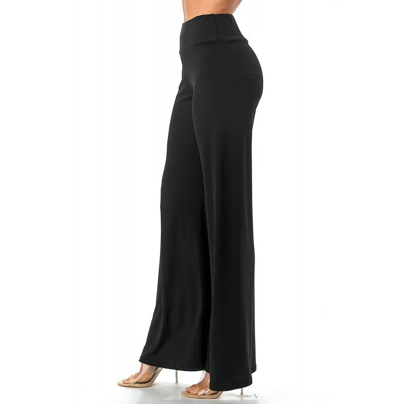 ARIELLA PALAZZO PANTS BLACK