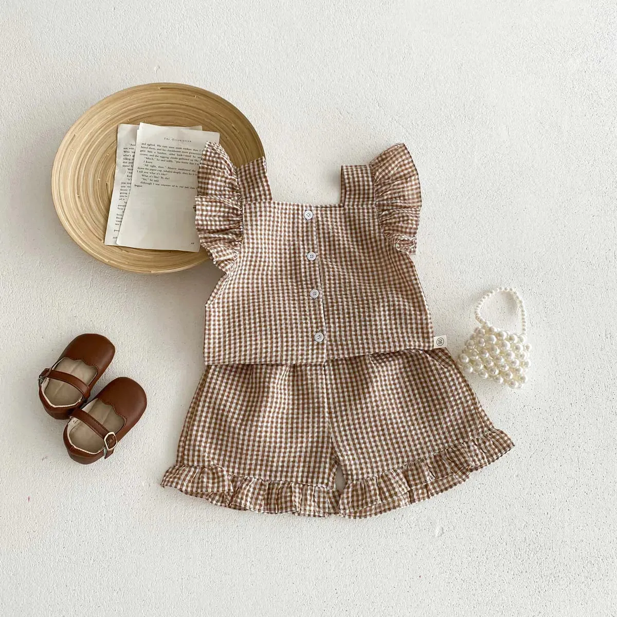 Baby Girls Ruffle Tee & Shorts