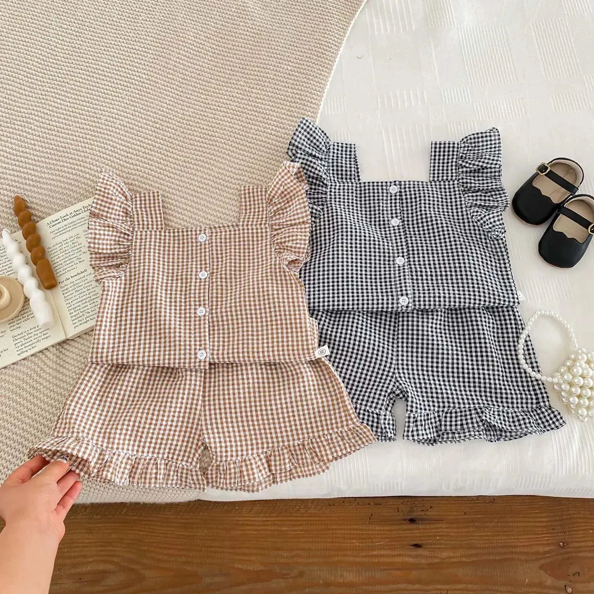 Baby Girls Ruffle Tee & Shorts