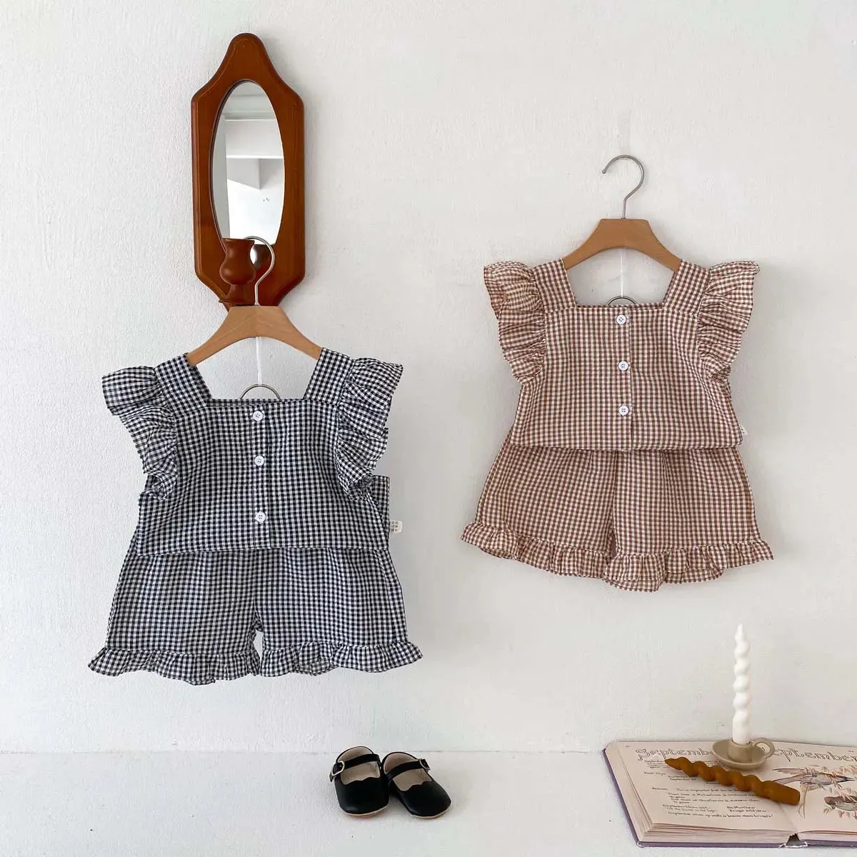 Baby Girls Ruffle Tee & Shorts