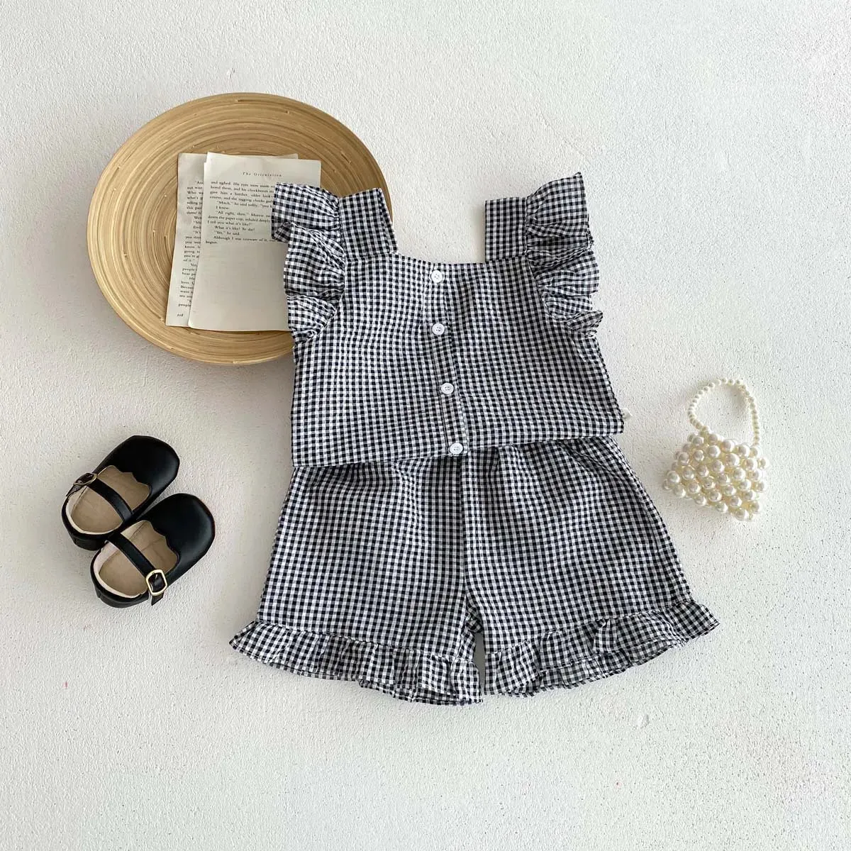 Baby Girls Ruffle Tee & Shorts