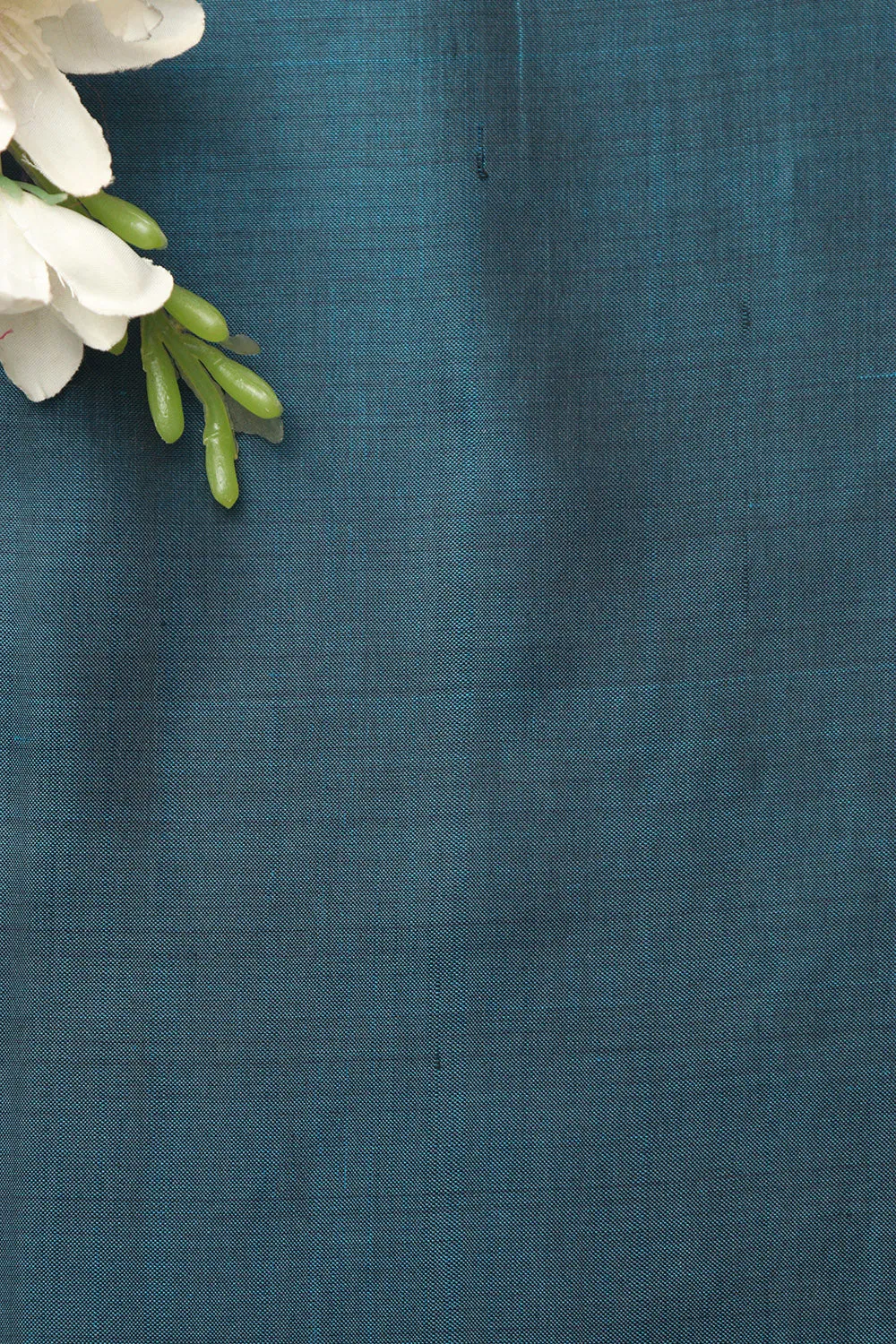 Blue Pure Silk Fabric ( 1 Mtr )