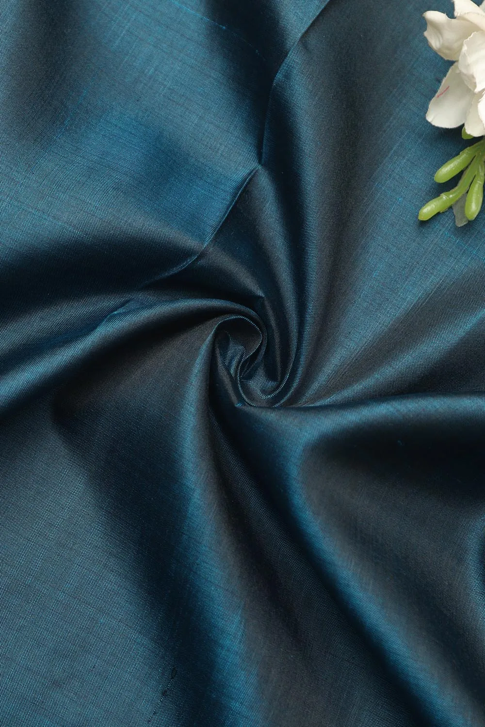 Blue Pure Silk Fabric ( 1 Mtr )