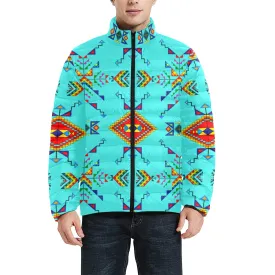 Buffalo Jump Turquoise Men's Padded Jacket