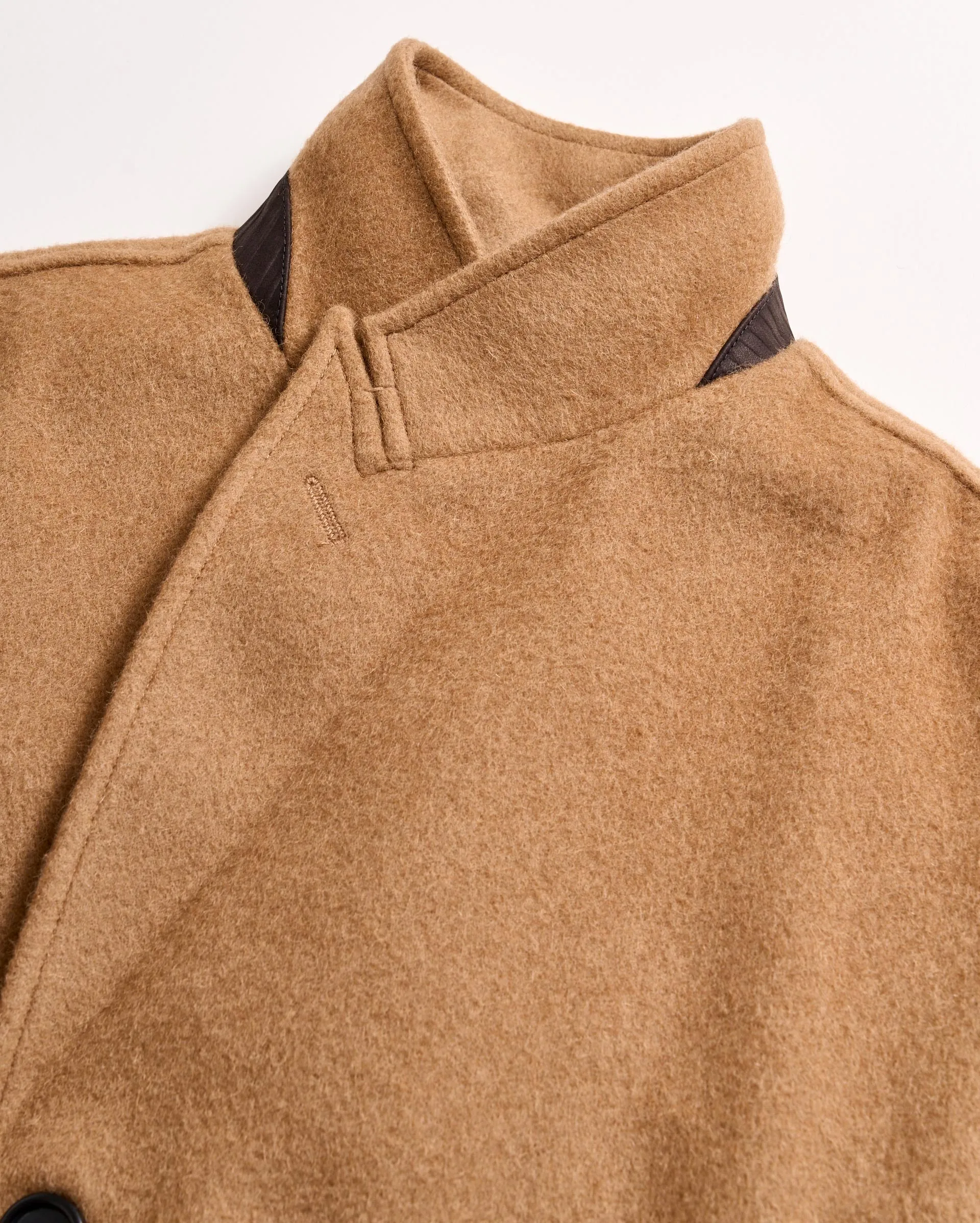 Camel Hair Bond Peacoat