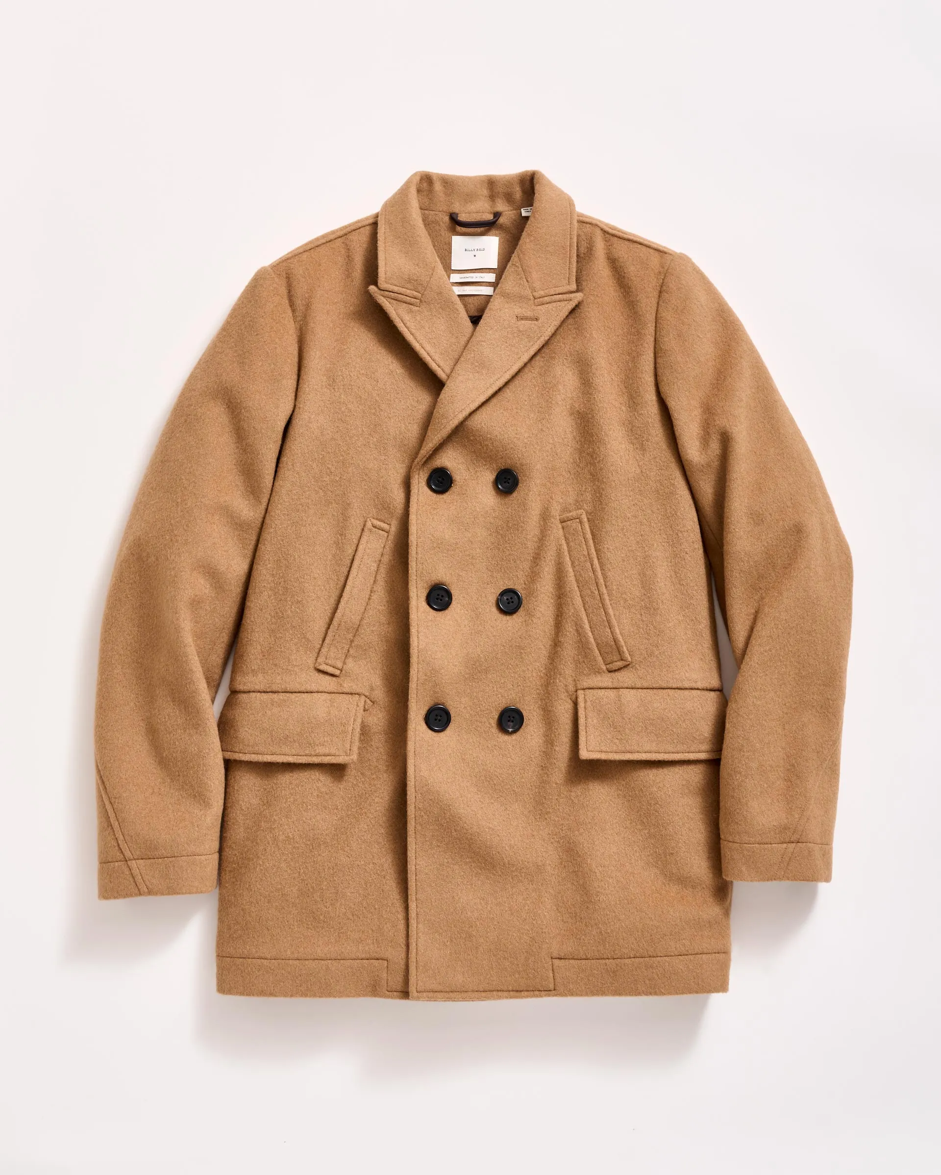 Camel Hair Bond Peacoat