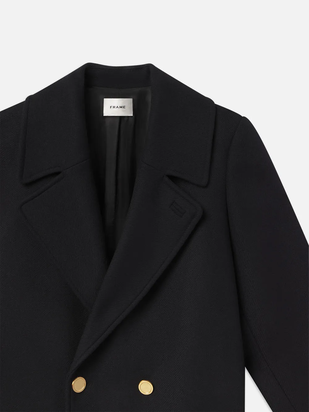 Classic Peacoat -- Black