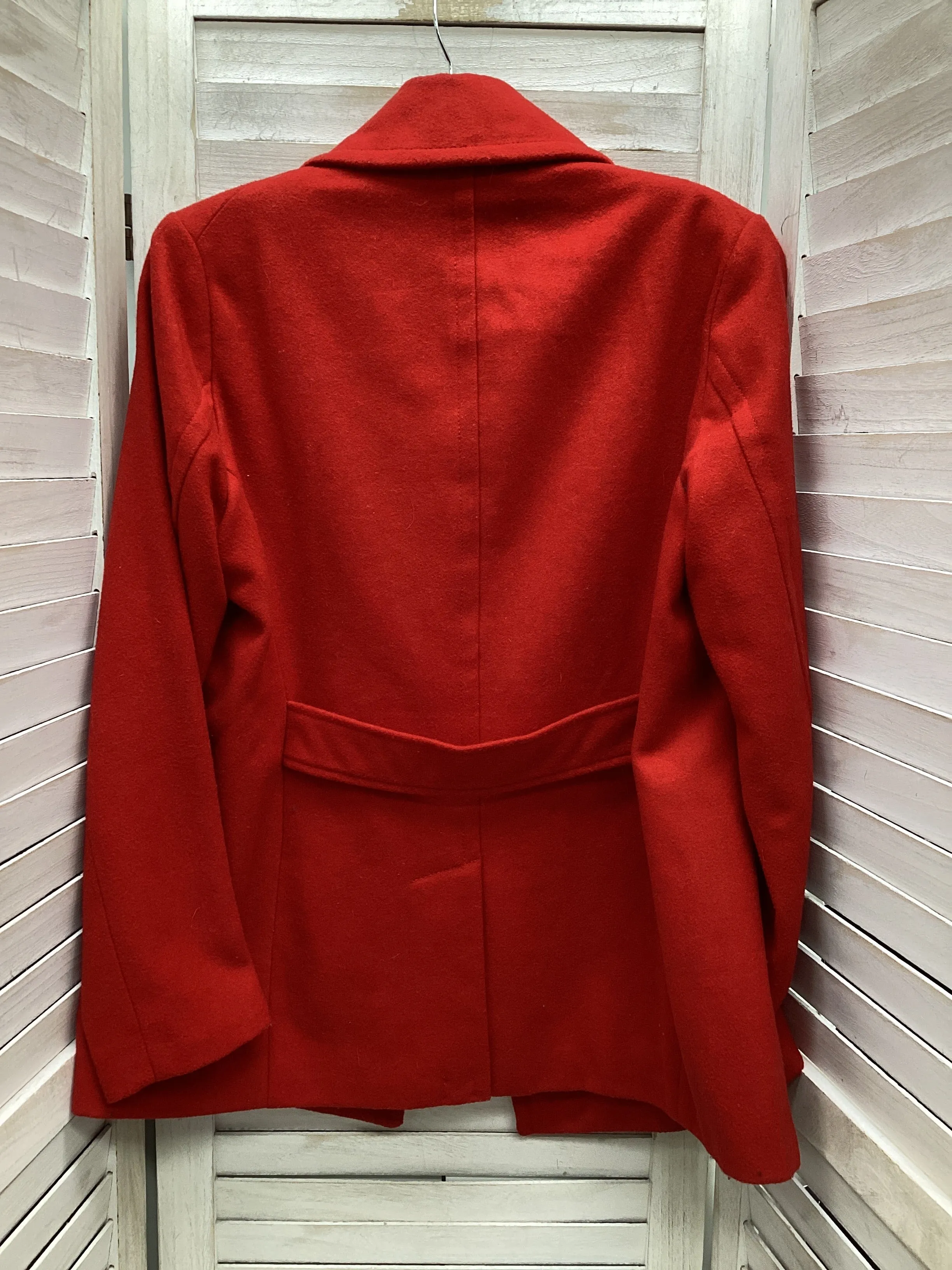 Coat Peacoat By Old Navy In Red, Size: S