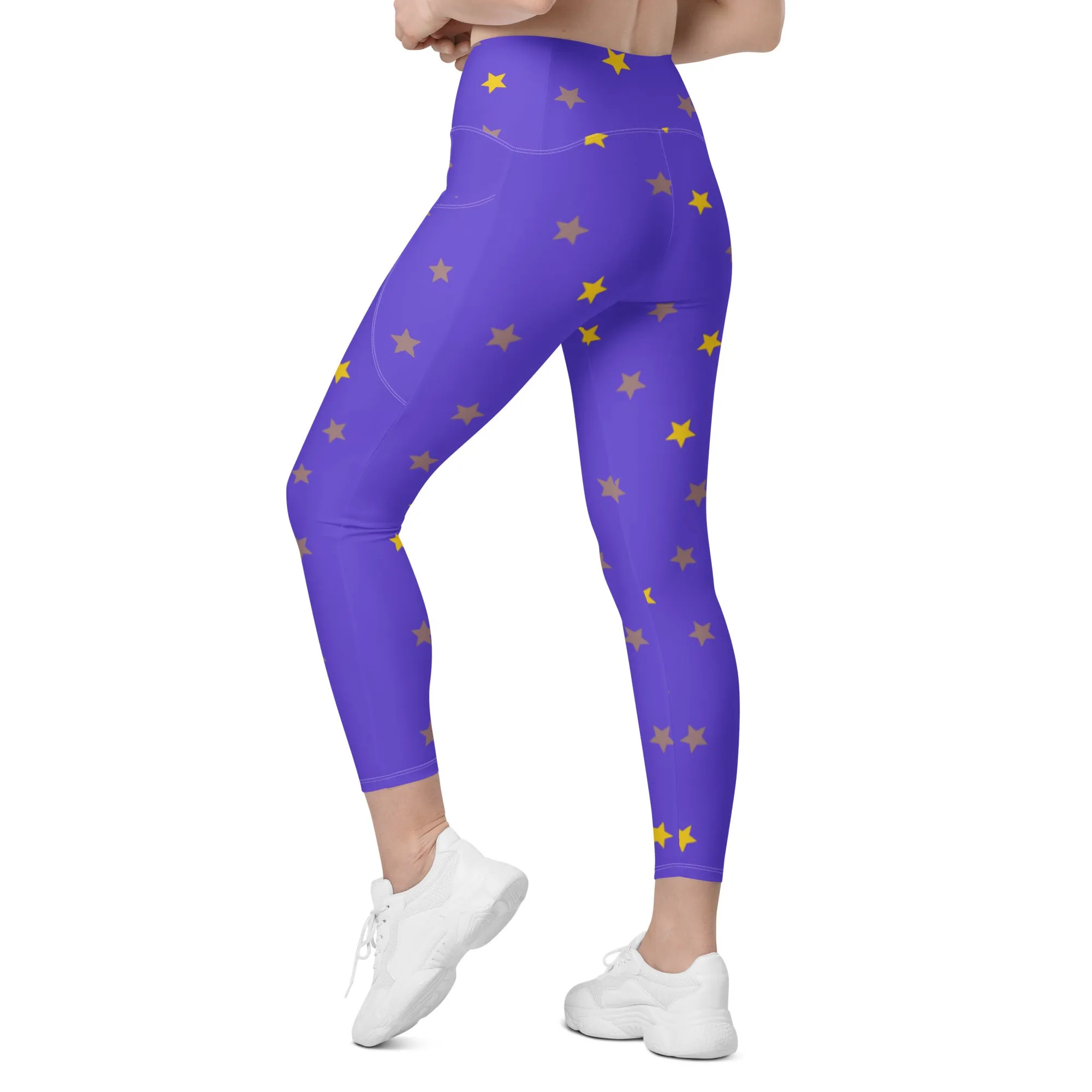 Crossover Designer Leggings with Pockets High-Waisted Activewear, lioness-love