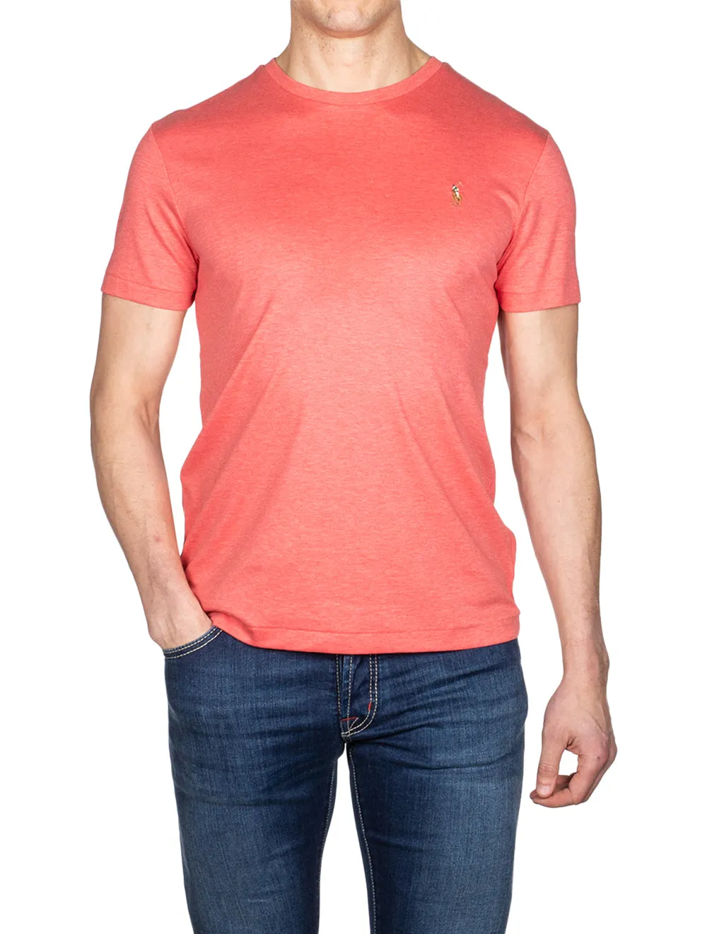 Custom Slim Fit Soft Cotton T-Shirt Highland Rose Heather