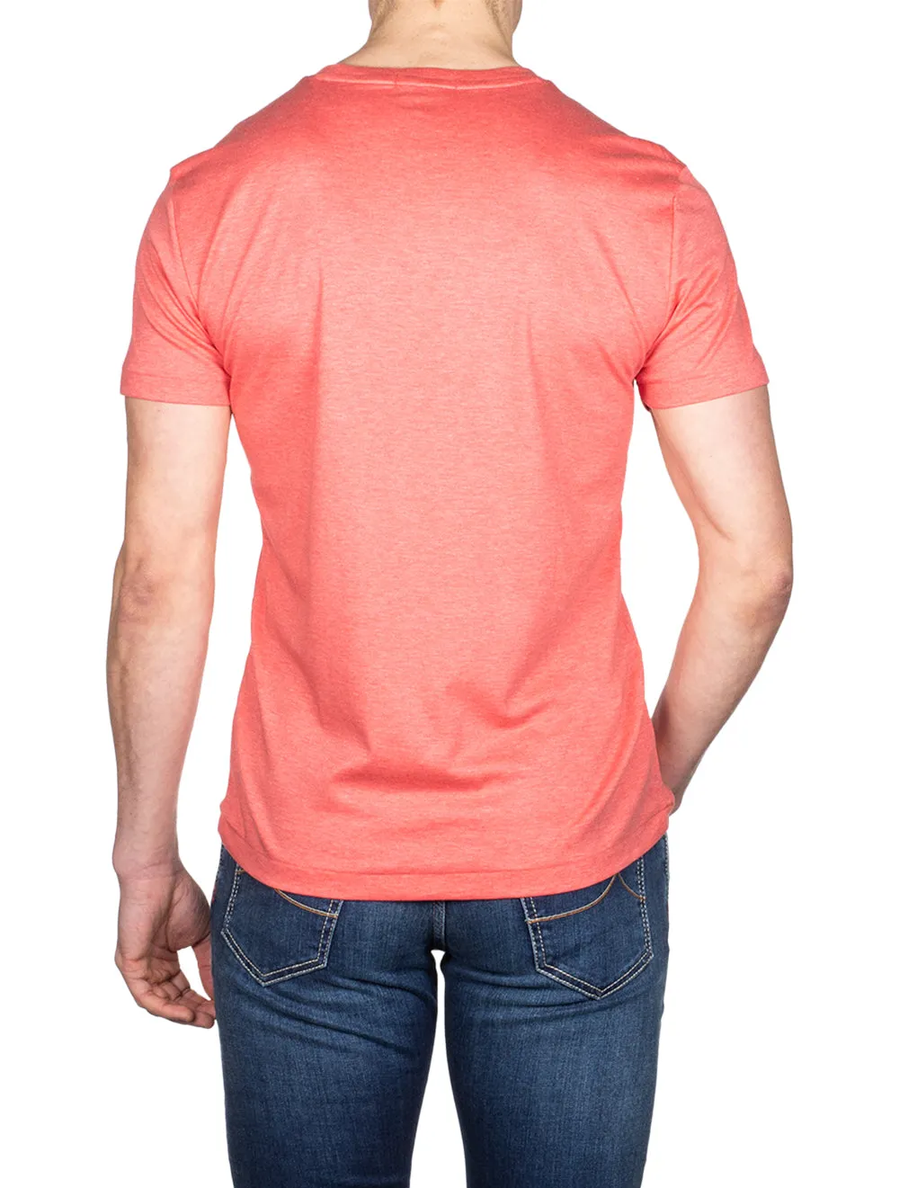 Custom Slim Fit Soft Cotton T-Shirt Highland Rose Heather