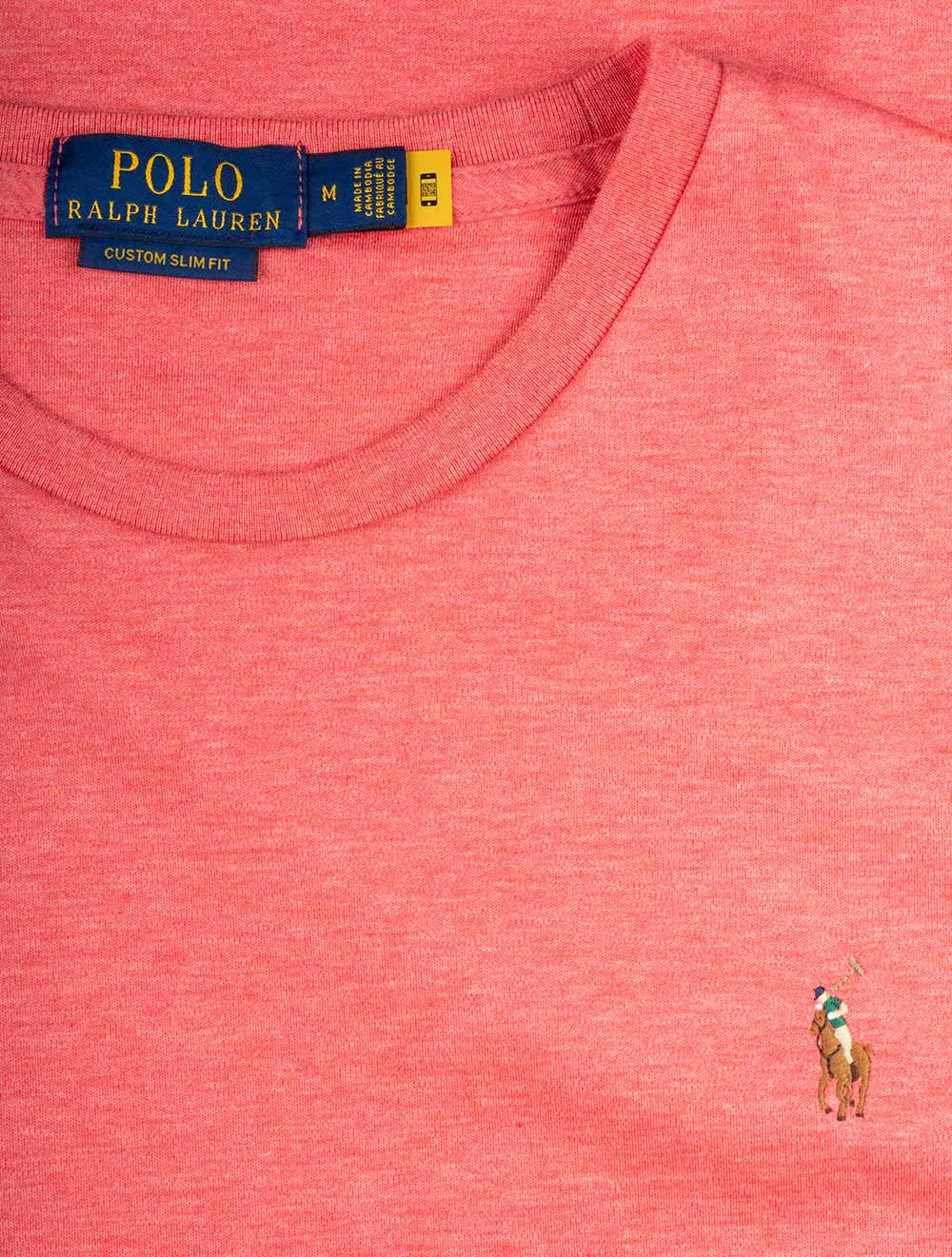 Custom Slim Fit Soft Cotton T-Shirt Highland Rose Heather