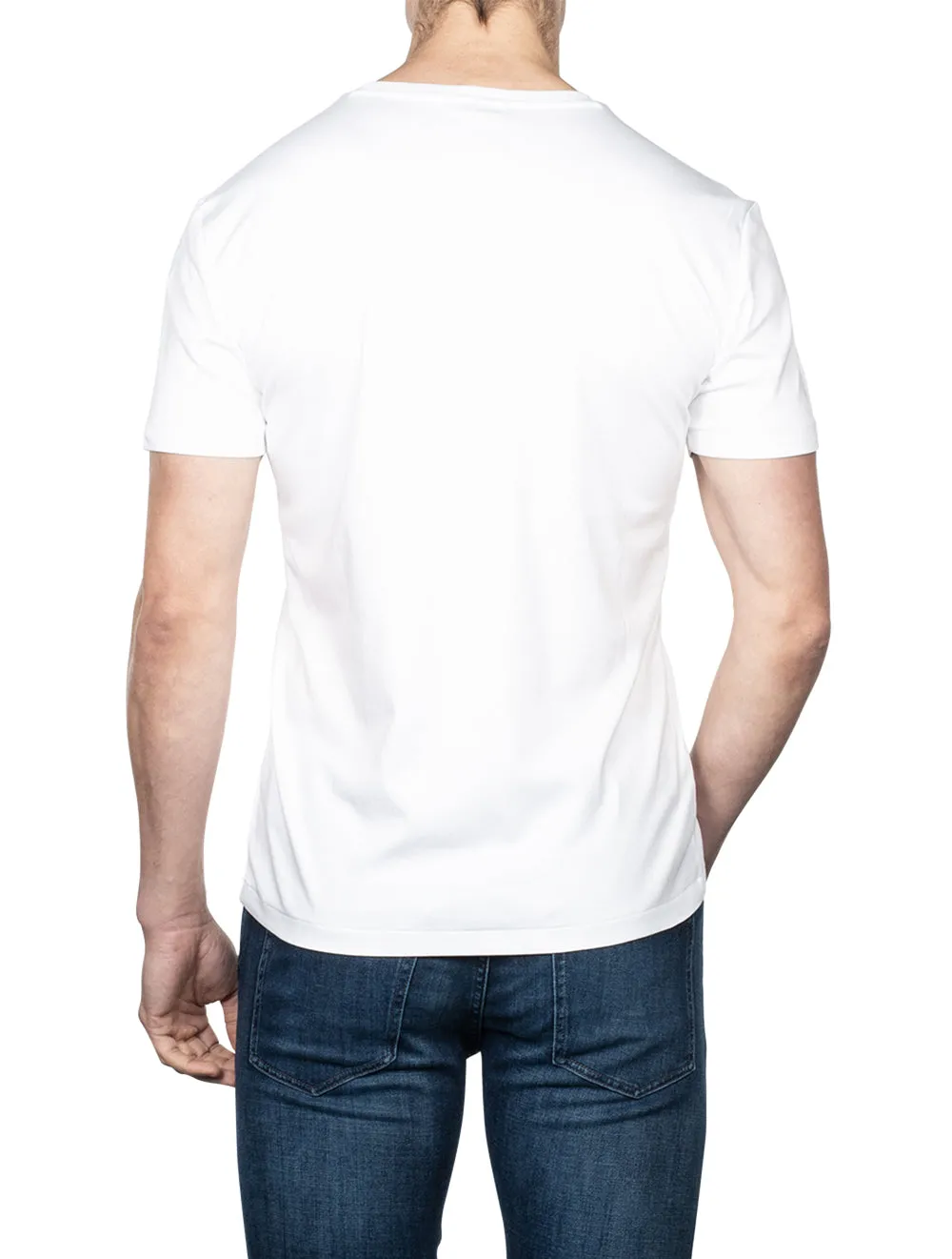 Custom Slim Fit Soft Cotton T-Shirt White