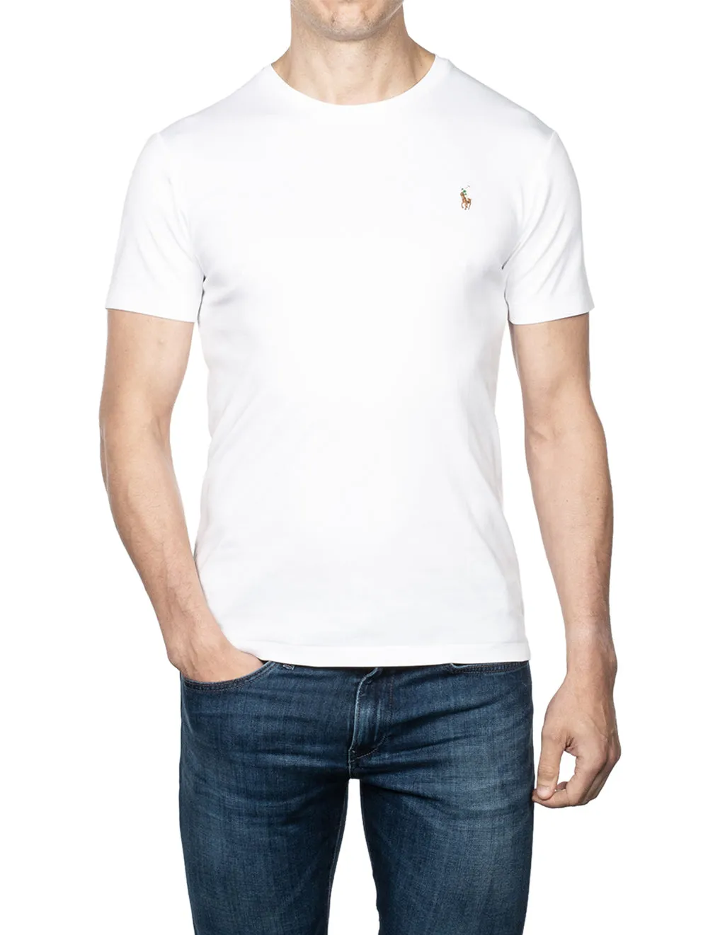 Custom Slim Fit Soft Cotton T-Shirt White