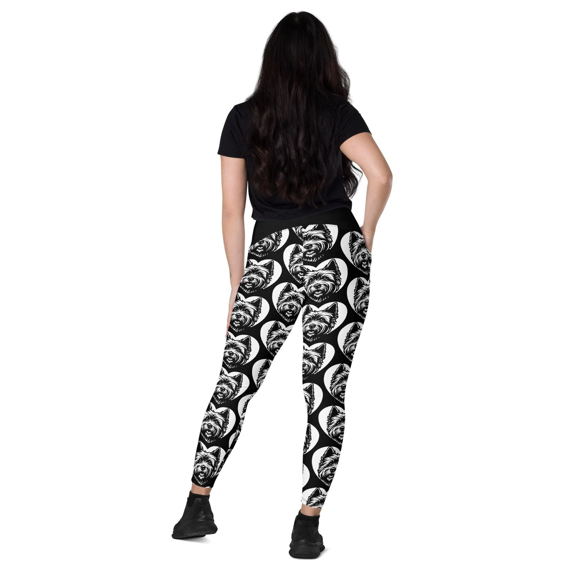 DOG BREED LEGGINGS with pockets - CAIRN TERRIER - HERTTAHOUND