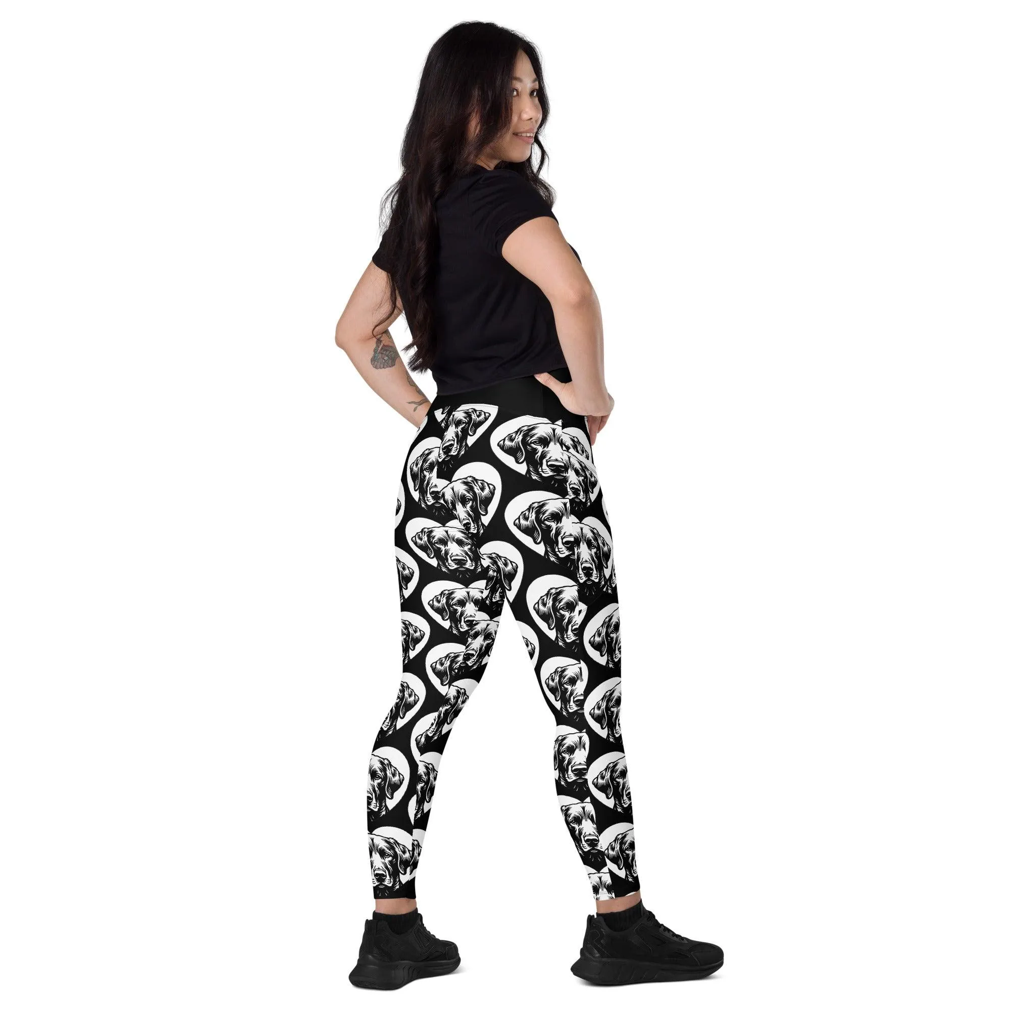 DOG BREED LEGGINGS with pockets - CHESAPEAKE BAY RETRIEVER - HERTTAHOUND