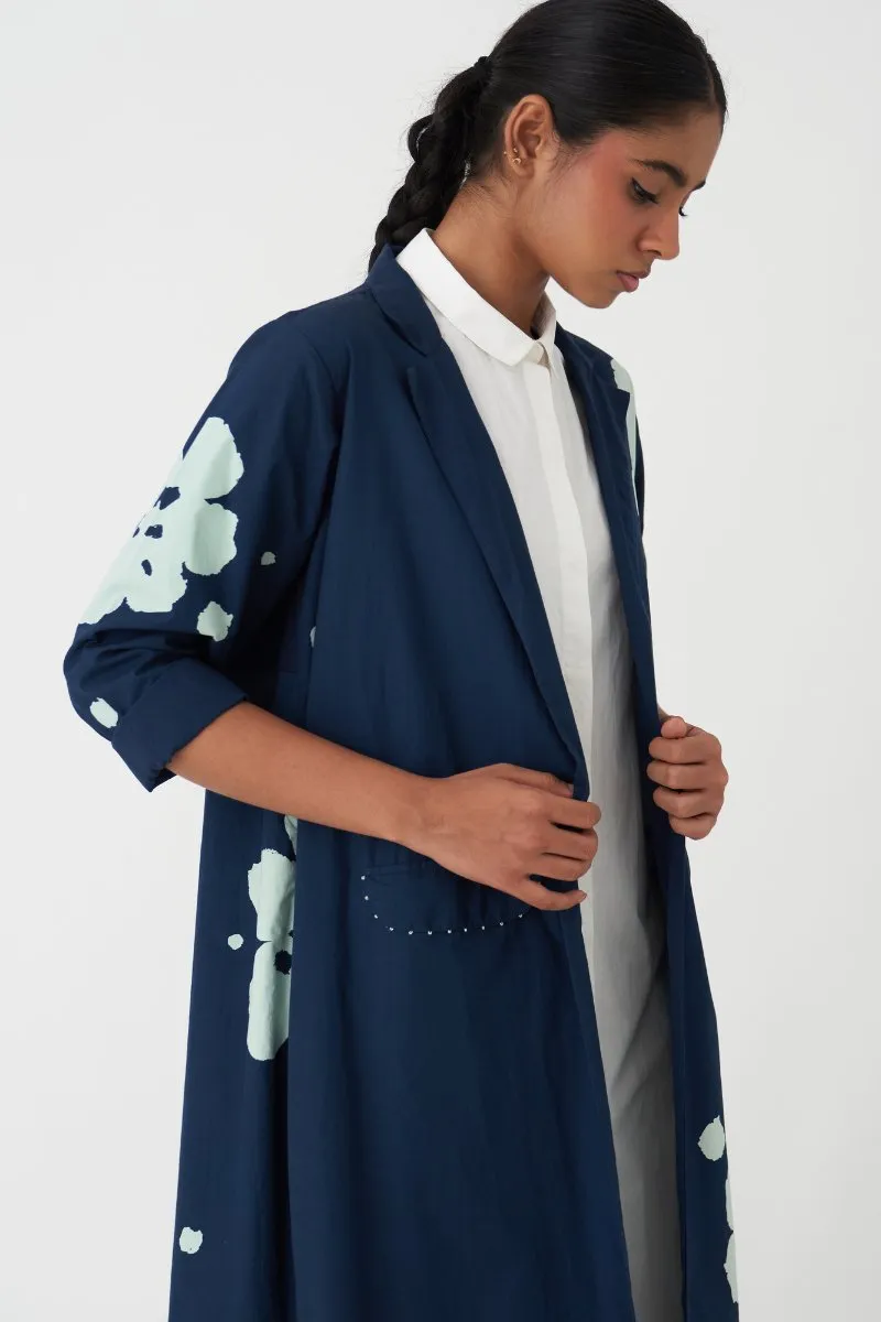 Floral Jacket ( Set of 3) - Navy