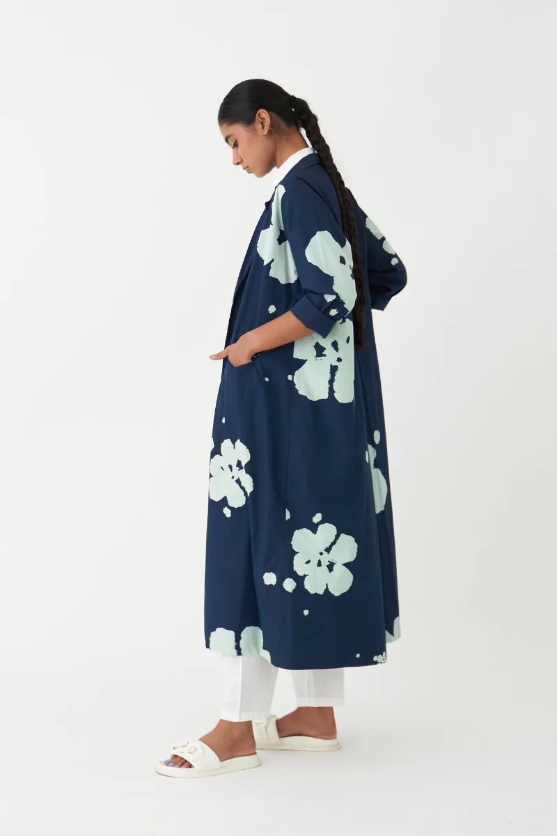 Floral Jacket ( Set of 3) - Navy