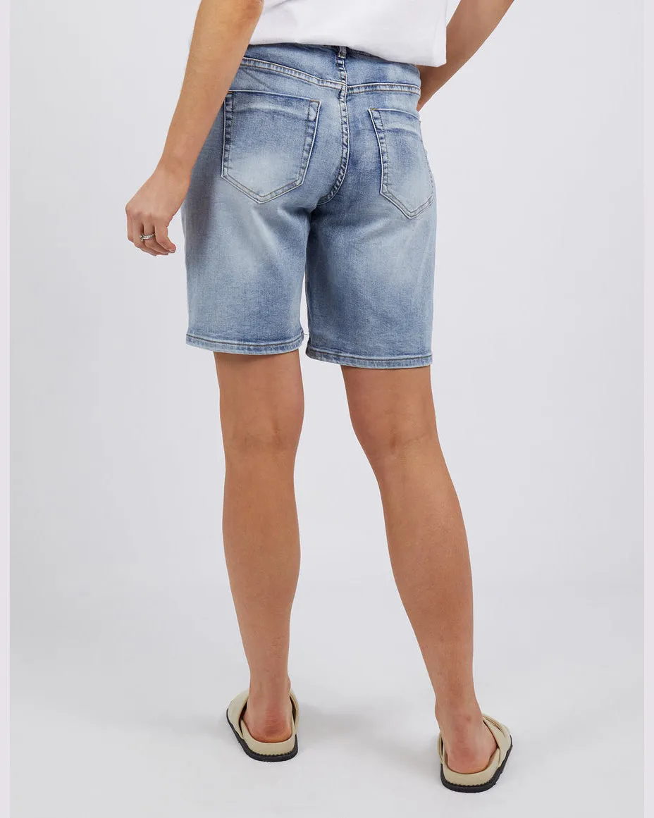 Foxwood Gabby Bermuda Short - Mid Denim Blue