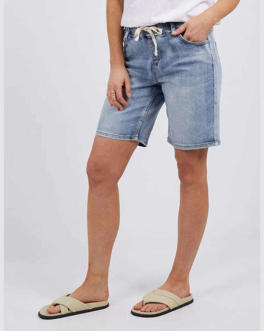 Foxwood Gabby Bermuda Short - Mid Denim Blue