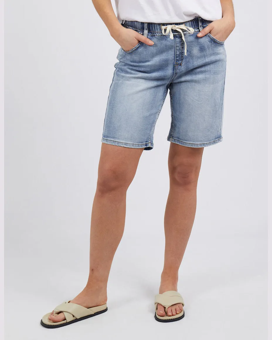 Foxwood Gabby Bermuda Short - Mid Denim Blue