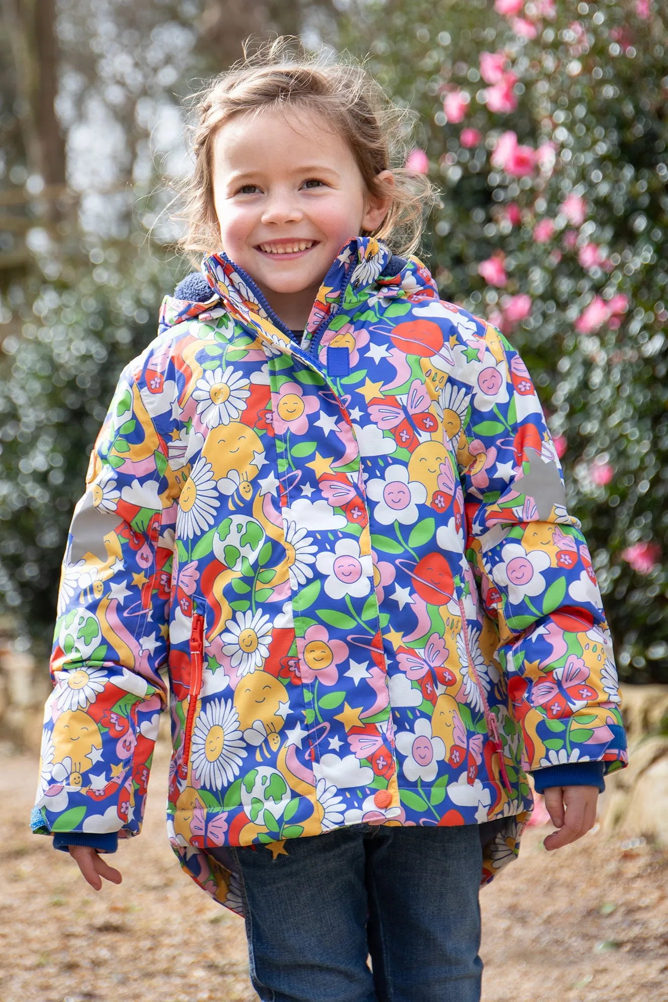 Frugi Retro Happy Snow & Ski Waterproof Coat