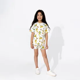 Garfield: Snack Attack Bamboo Terry Kid's Oversized Tee & Biker Short Set