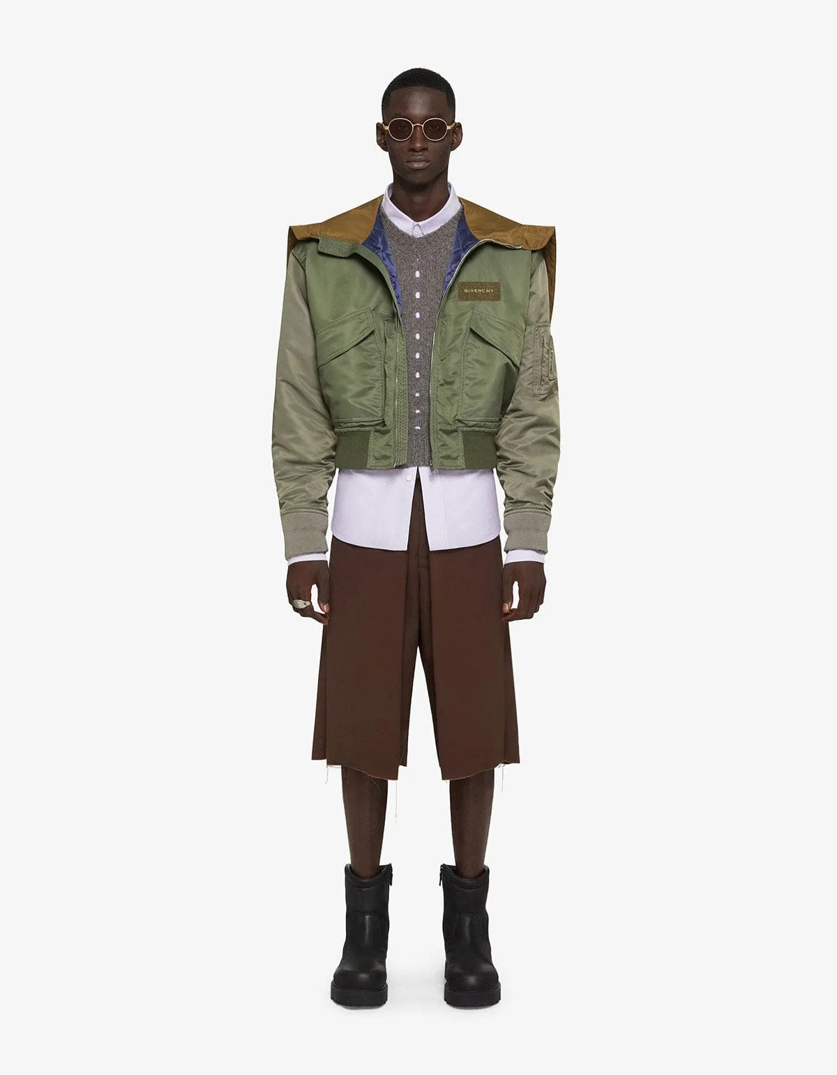 Givenchy Brown Chino Bermuda Shorts