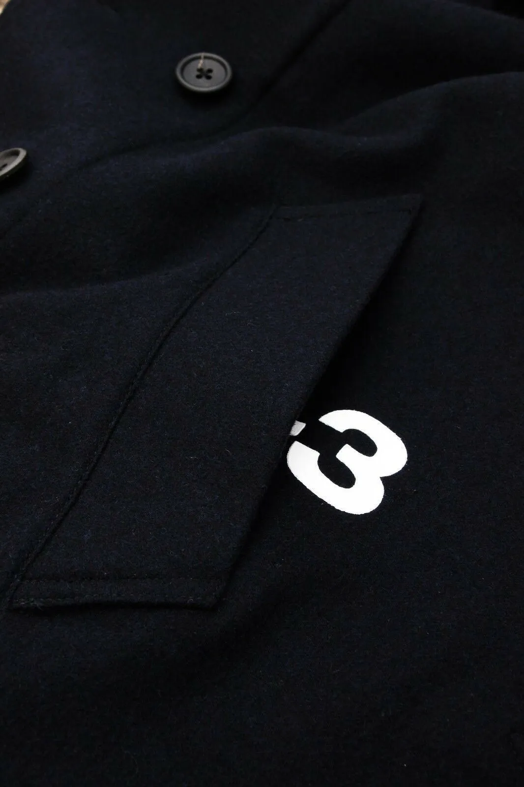 Heavy Navy Wool Peacoat Jacket