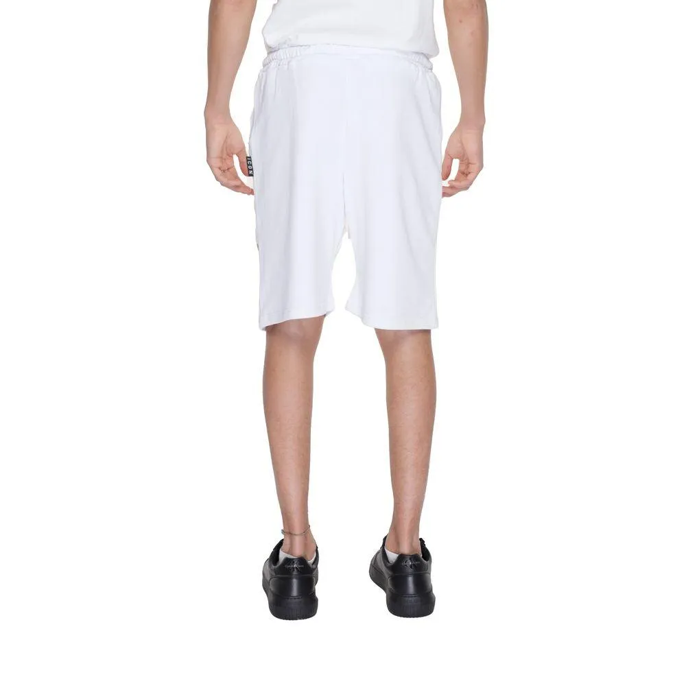 Icon White Cotton Short