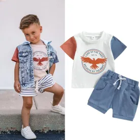 Independence Day 2pcs Baby Boys Clothes Set