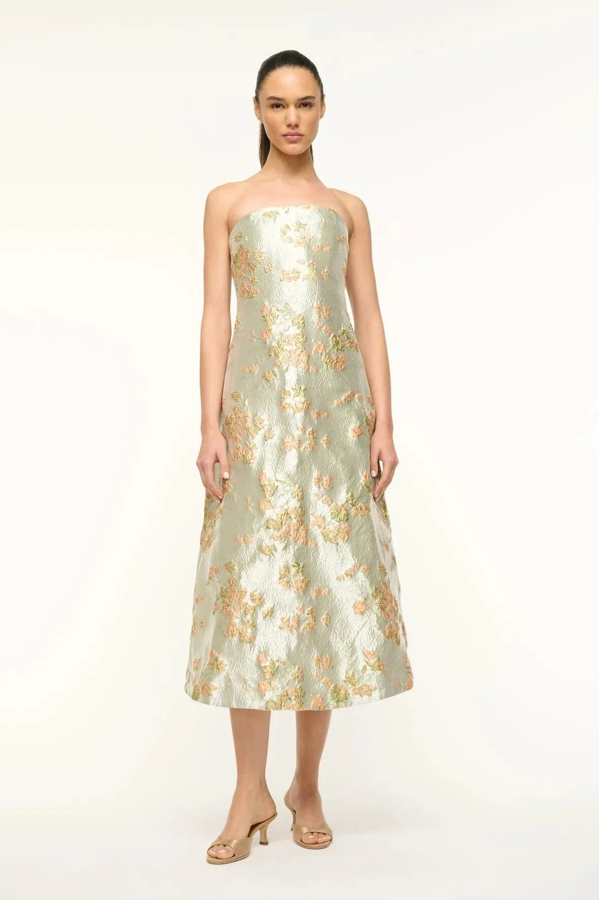 Kennedy Dress Dress - Metallic Bloom