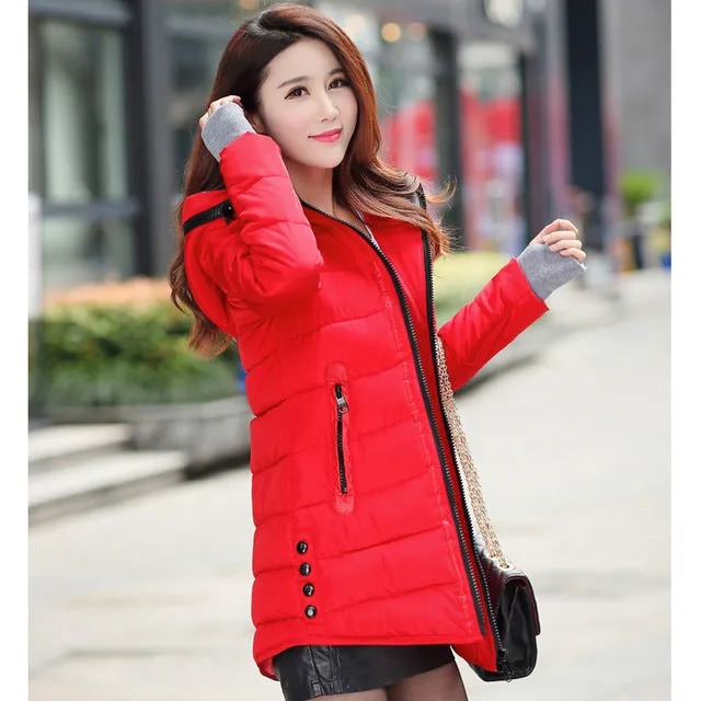 Long Padded Quilted Jacket