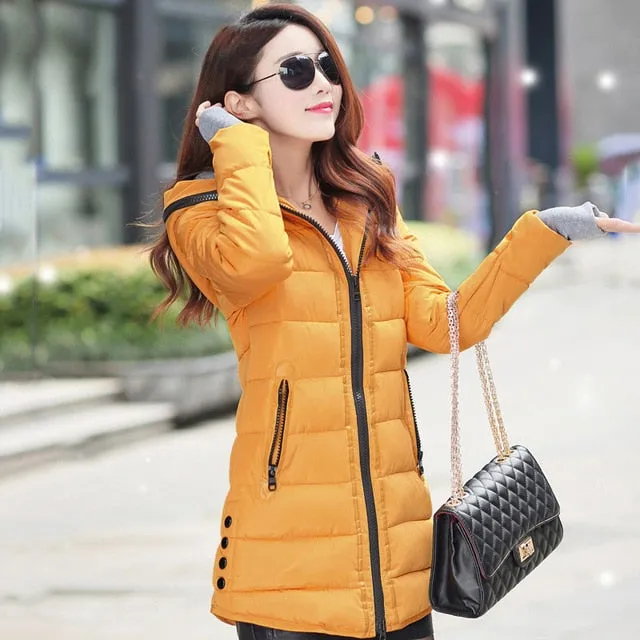 Long Padded Quilted Jacket