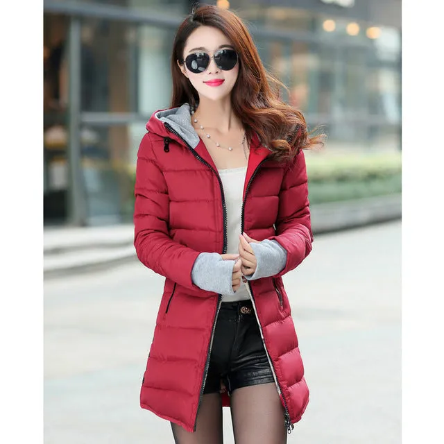 Long Padded Quilted Jacket