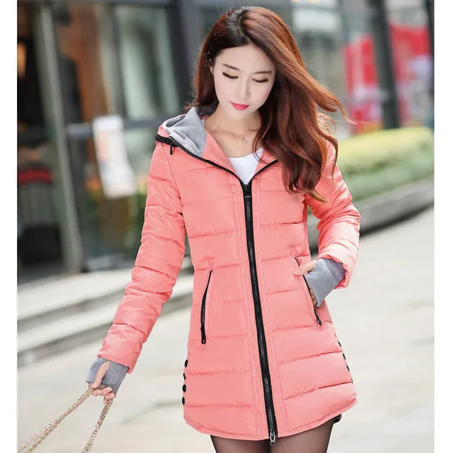 Long Padded Quilted Jacket