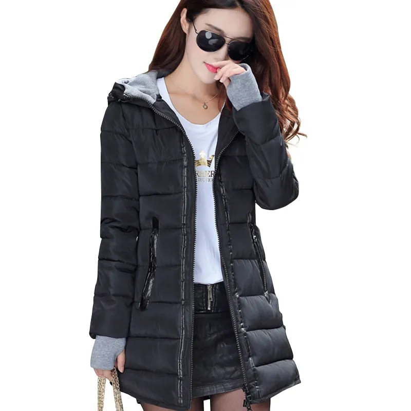 Long Padded Quilted Jacket