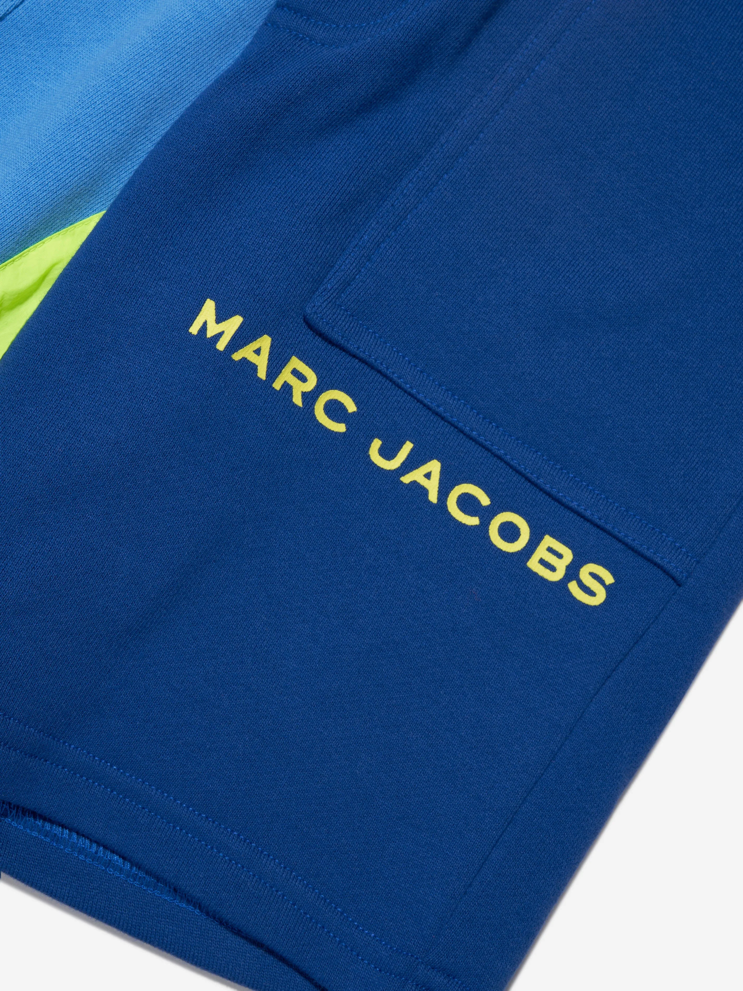 MARC JACOBS Boys Logo Bermuda Shorts in Blue