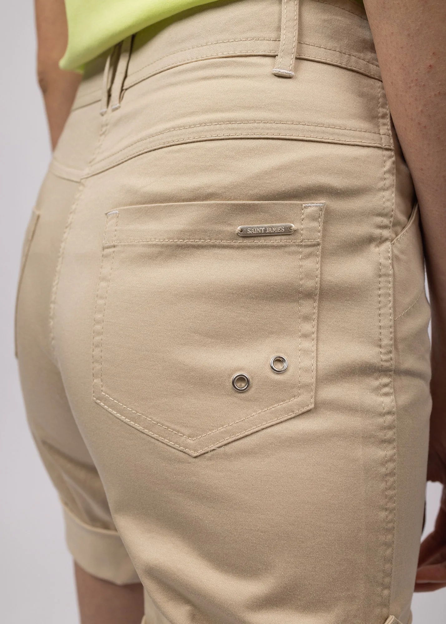 Marie Bermuda shorts - in cotton gabardine (PLAGE)