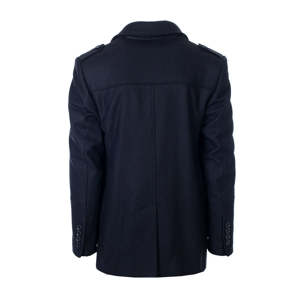 Men'S Wool Peacoat Boston