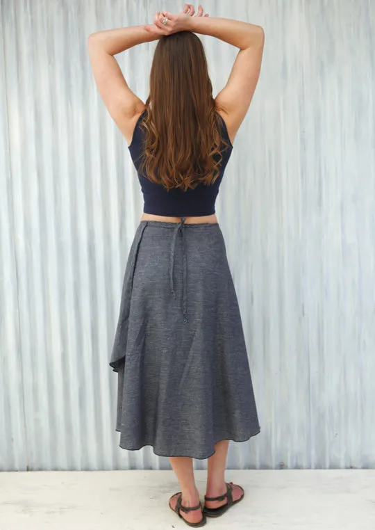 Midnight Tennessee Wrap Skirt