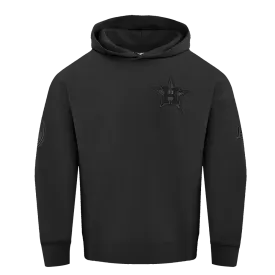 MLB HOUSTON ASTROS NEUTRAL DROP SHOULDER FLC PO HOODIE (BLACK)