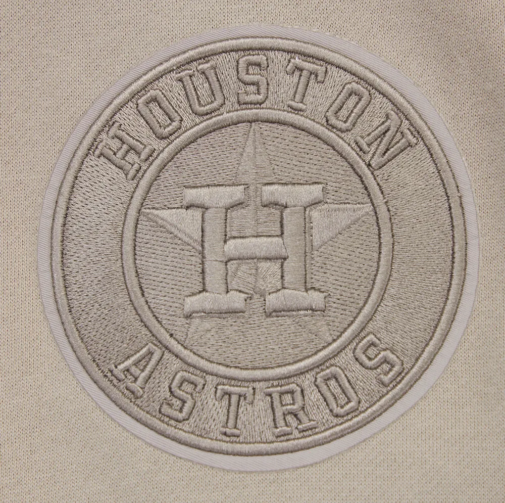 MLB HOUSTON ASTROS NEUTRAL DROP SHOULDER FLC PO HOODIE (TAUPE)