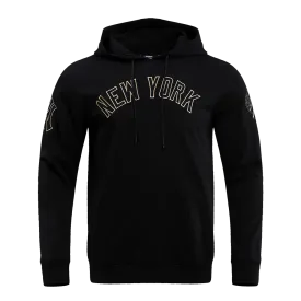 MLB NEW YORK YANKEES BLACK & GOLD MEN'S DK PO HOODIE (BLACK)