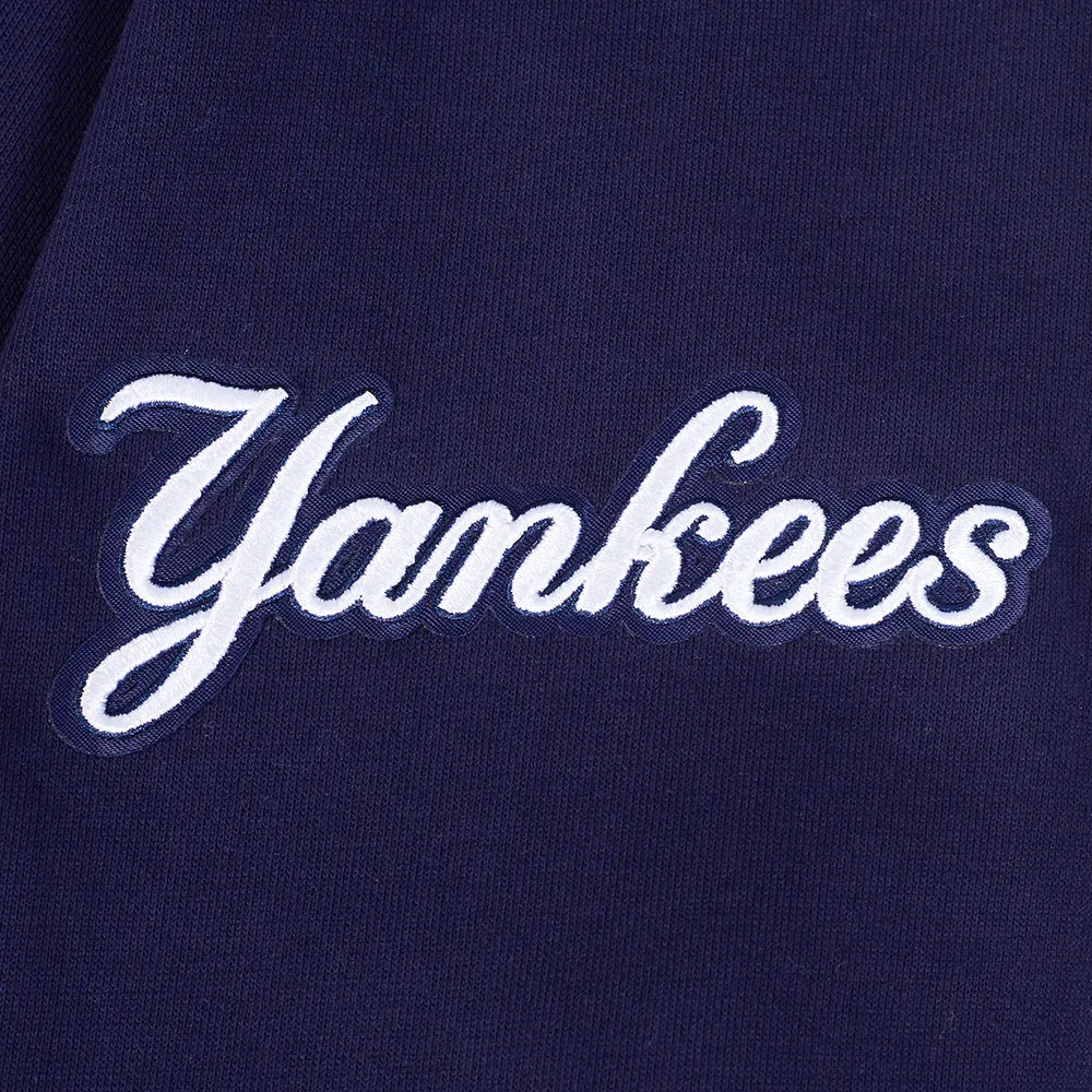 MLB NEW YORK YANKEES SUGAR SKULL MEN'S FLC PO HOODIE (MIDNIGHT NAVY)