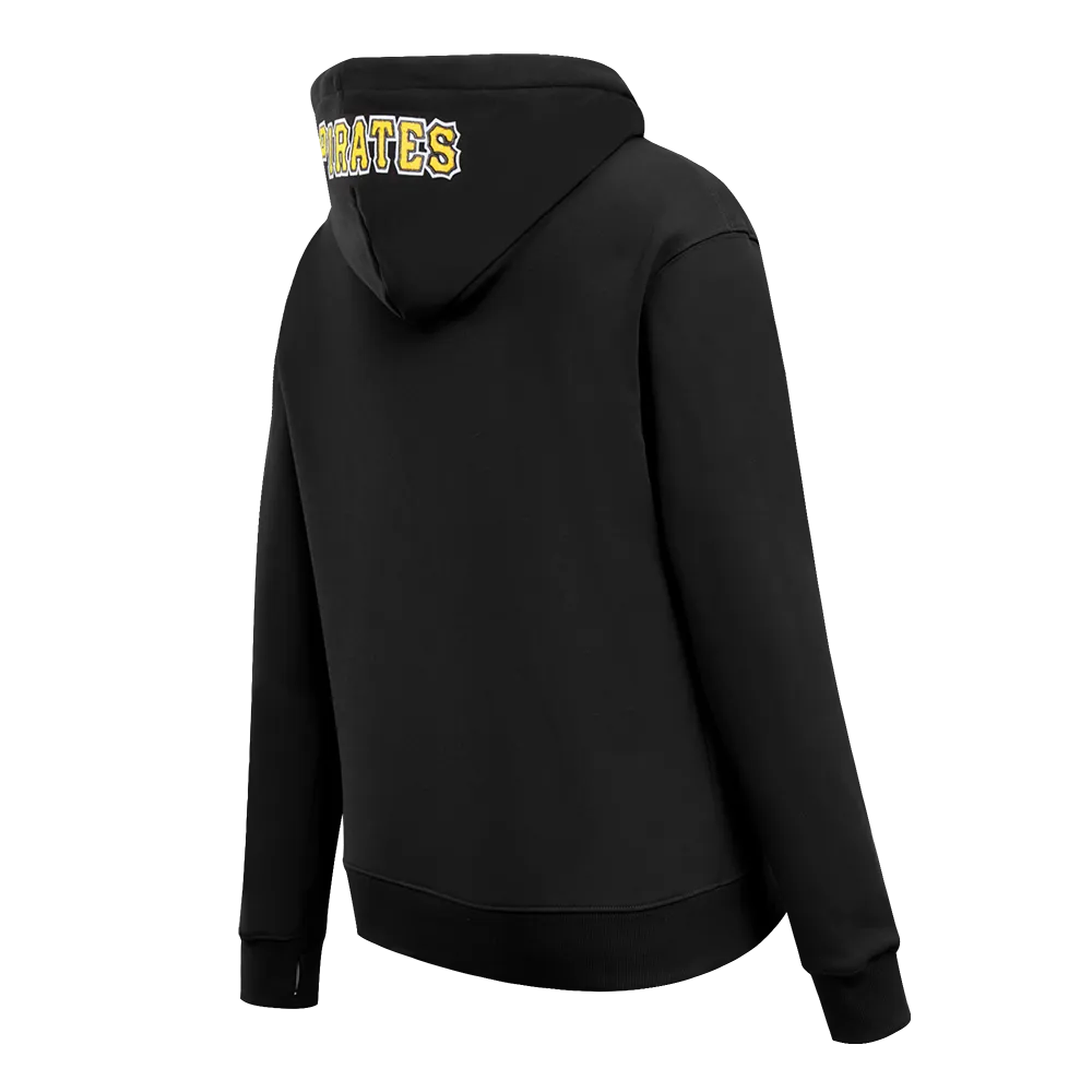 MLB PITTSBURG PIRATES CLASSIC WOMEN'S FLC PO HOODIE (BLACK)