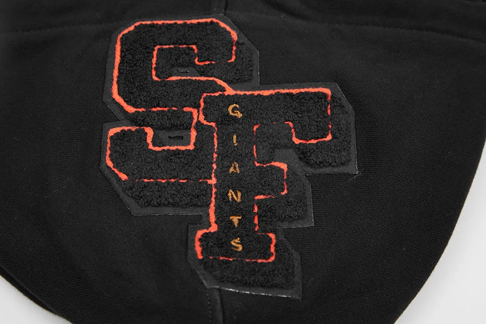 MLB SAN FRANCISCO GIANTS MASHUP MEN'S RIB PULLOVER HOODIE (BLACK/ORANGE)